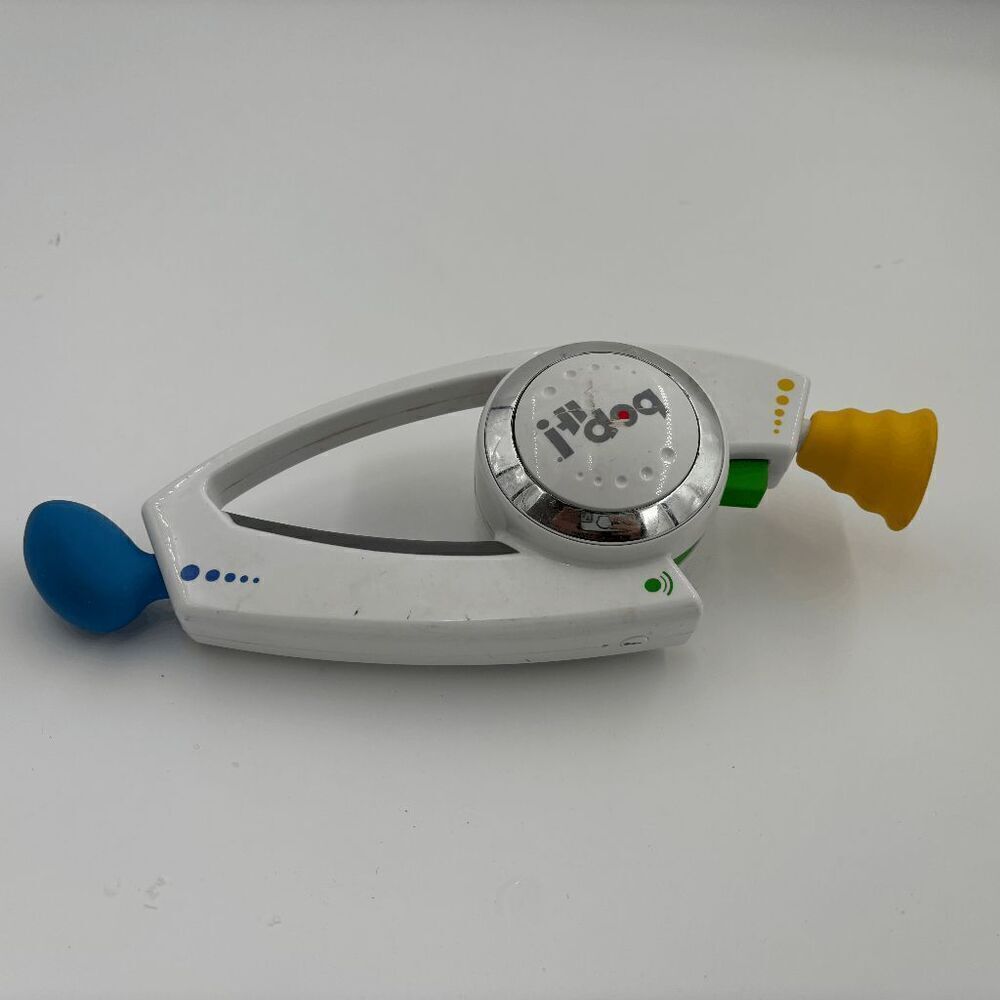 BOP IT! Talking Handheld Electronic Reflex Game White 2008 Hasbro TESTED Working